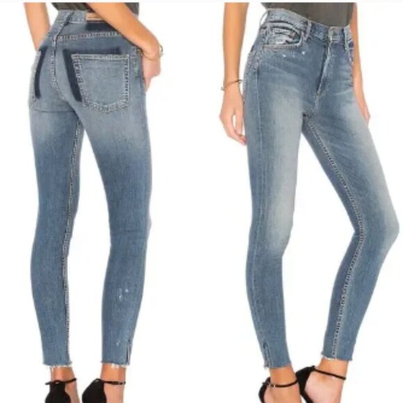 GRLFRND Denim - GRLFRND Kendall Super Stretch High Rise Skinny Jeans Blue Duran Size 27